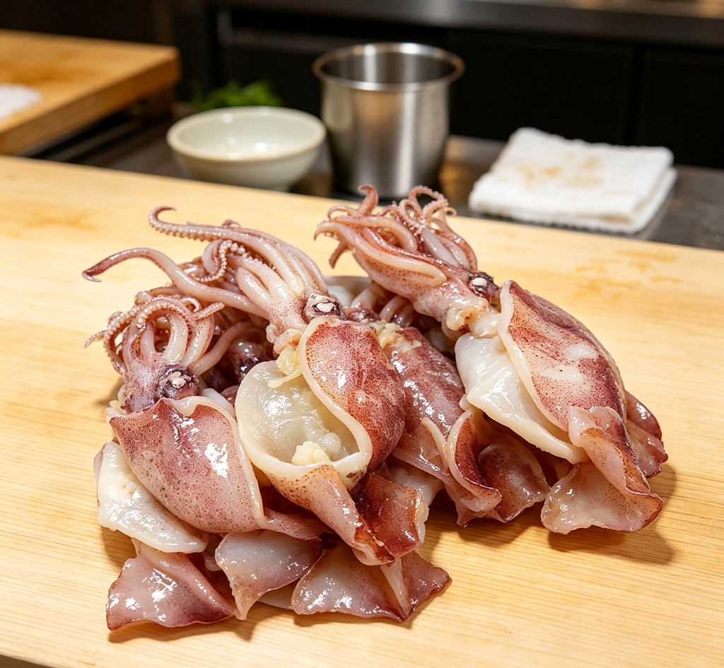 Fresh Raw Squid - Premium Quality for Gourmet Cooking