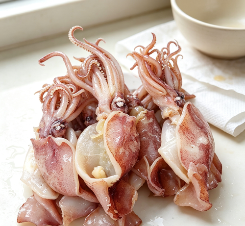 Fresh Raw Squid - Premium Quality for Gourmet Cooking